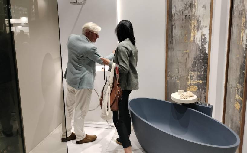 Galería de fotos | El vistoso estand de Hidrobox by TECE y TECE en Cersaie 2026