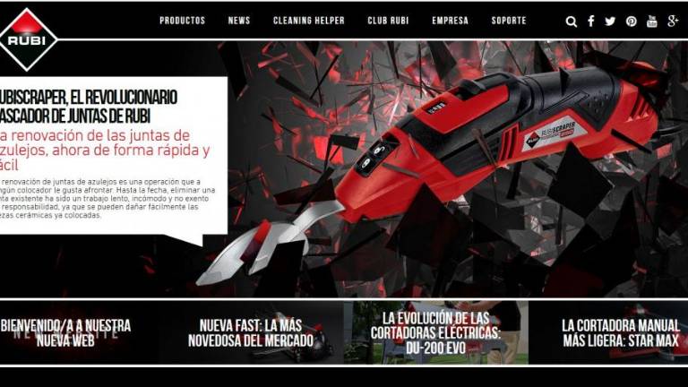 La nueva web de Rubi, al servicio del usuario y la distribución