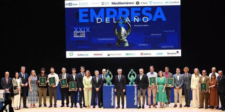 La gran noche de la economía de Castellón corona a una empresa del sector cerámico y a un grupo hortofrutícola