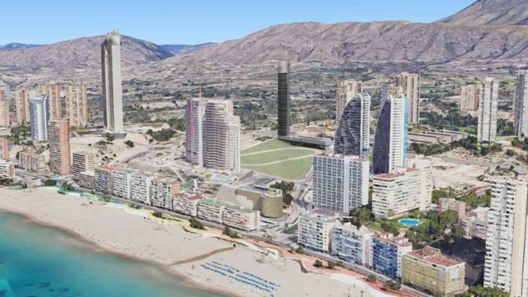 Luz verde en Benidorm al primer edificio que utilizará el viento para generar su propia energía