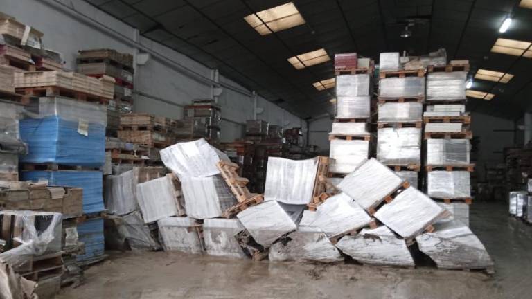 VÍDEO | Azulejos Moncayo estima en más de 500.000 euros las pérdidas tras las inundaciones de Cuarte de Huerva