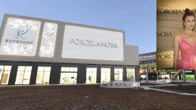 Irina Shayk, madrina de lujo para la tienda de Porcelanosa en Castellón