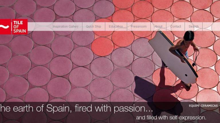 La web de Tile of Spain en EEUU, premiada por su excelencia