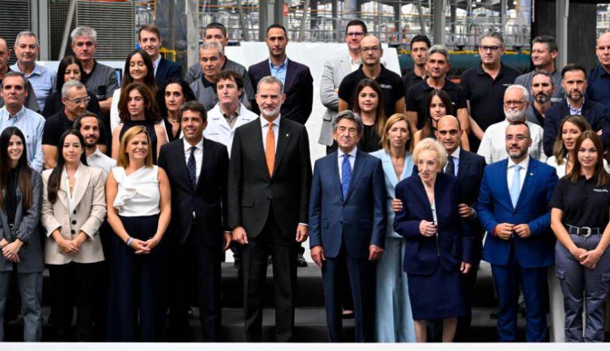 Galería de Fotos | Visita del rey Felipe VI a Porcelanosa