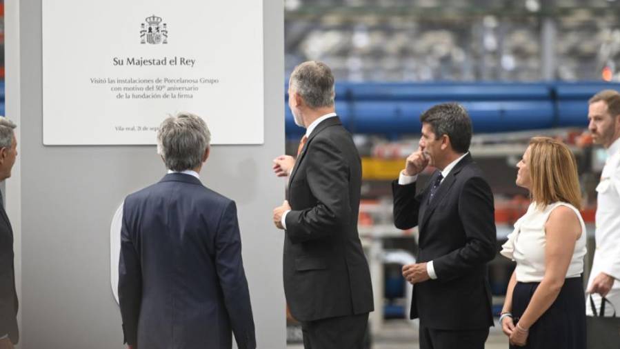 Galería de Fotos | Visita del rey Felipe VI a Porcelanosa