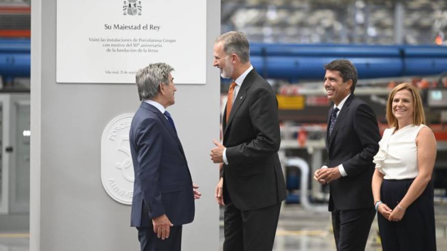 Galería de Fotos | Visita del rey Felipe VI a Porcelanosa