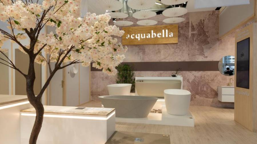 Galería de Fotos | Acquabella destaca con su puesta en escena en Cersaie