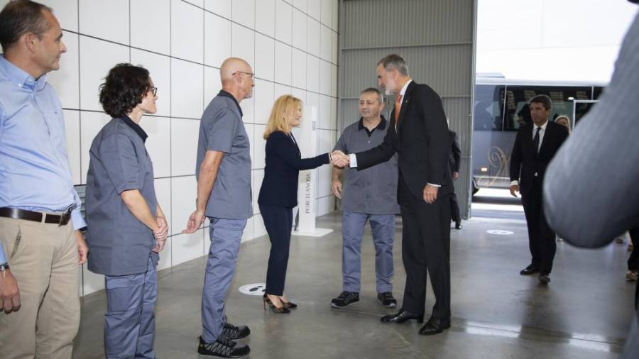 Galería de Fotos | Visita del rey Felipe VI a Porcelanosa