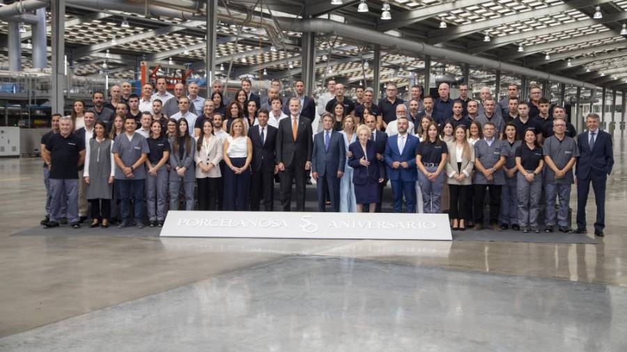 Galería de Fotos | Visita del rey Felipe VI a Porcelanosa