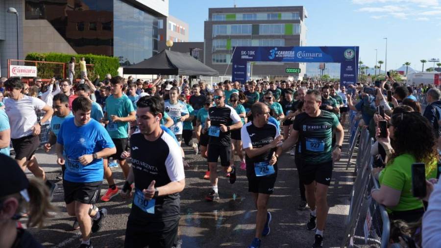 Galería de fotos | Compañías y entidades del sector cerámico, en la Carrera de las Empresas de Castellón