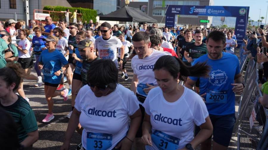 Galería de fotos | Compañías y entidades del sector cerámico, en la Carrera de las Empresas de Castellón
