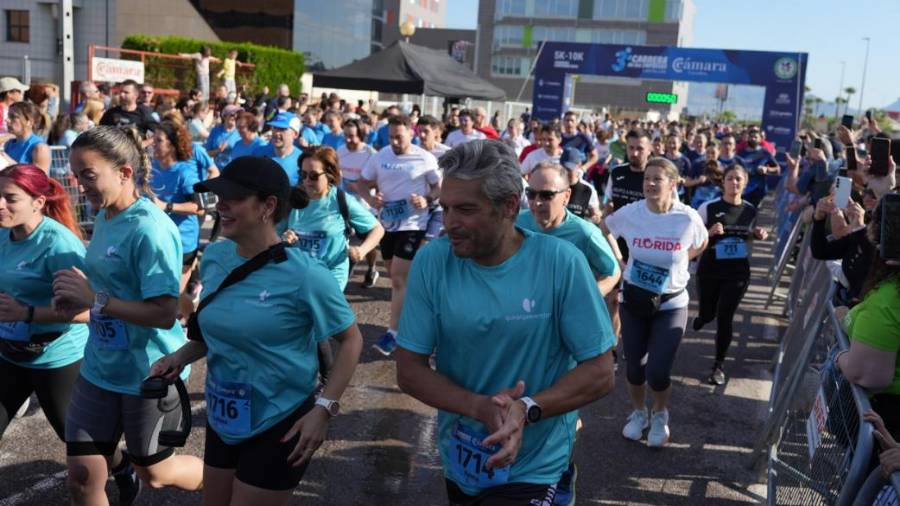Galería de fotos | Compañías y entidades del sector cerámico, en la Carrera de las Empresas de Castellón