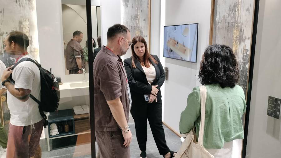 Galería de fotos | El vistoso estand de Hidrobox by TECE y TECE en Cersaie 2026