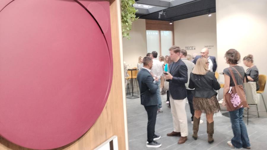 Galería de fotos | El vistoso estand de Hidrobox by TECE y TECE en Cersaie 2026