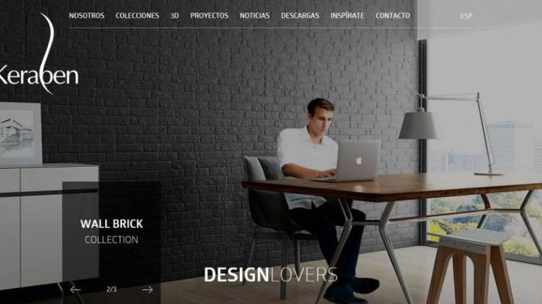 Keraben.com, una nueva ventana con el mejor diseño