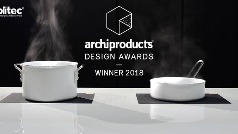 La superficie de inducción Lapitec gana el Archiproducts Design Award 2018
