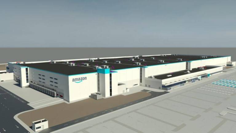 Amazon anticipa cómo será su nuevo centro logístico de Onda